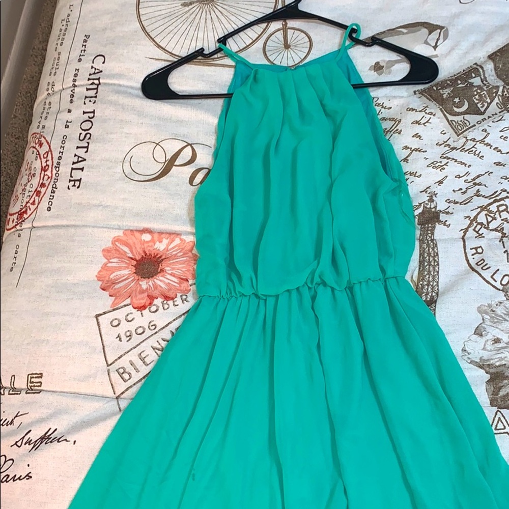 Teal Midi Dress 👗